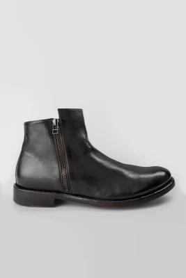 Untamed Street Men Brown Buffalo Leather Ankle Boots SLOAN