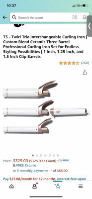 T3- Interchangeable curling iron