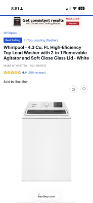 A washer and dryer for the gang